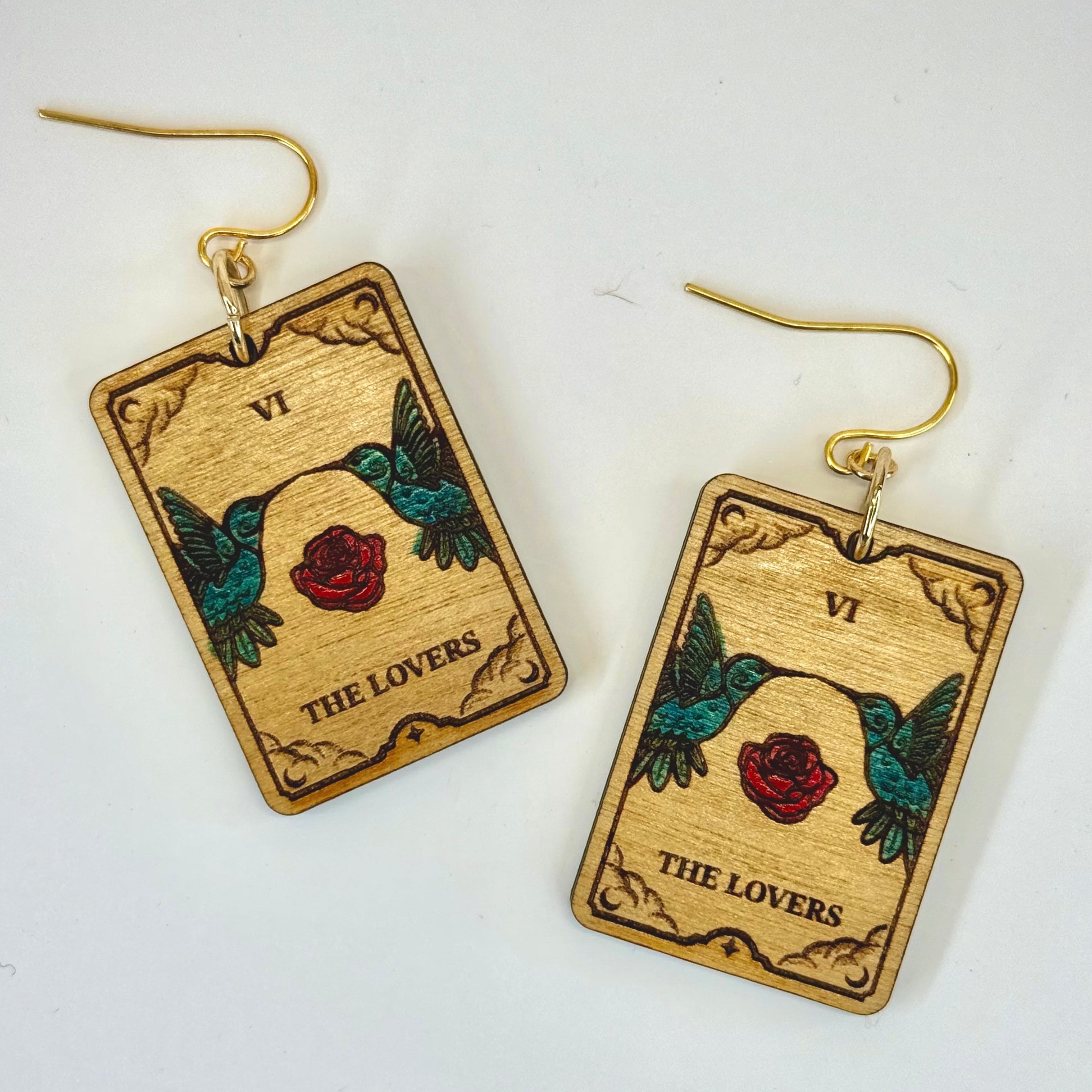 The Lovers Tarot Earrings