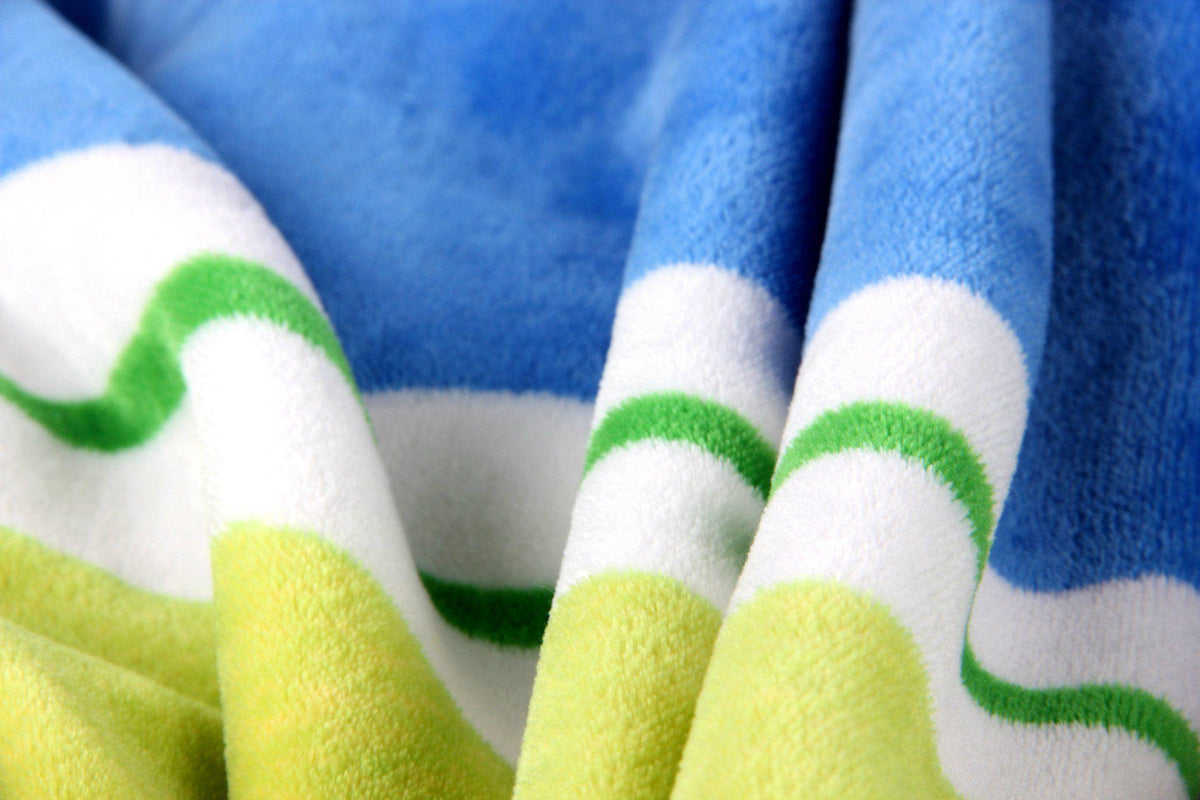 Rainbow Stripes Soft Plush Fleece Blanket
