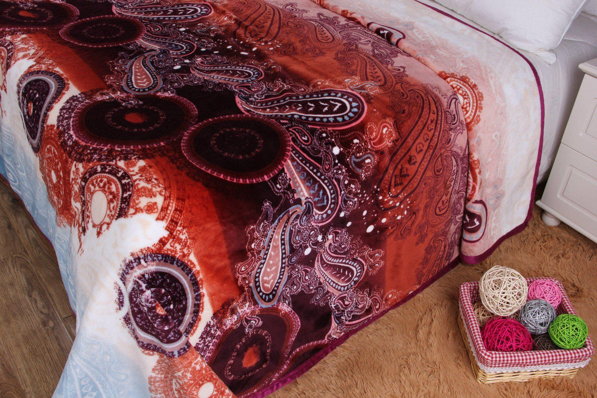 Paisley Dreams Soft Plush Fleece Blanket