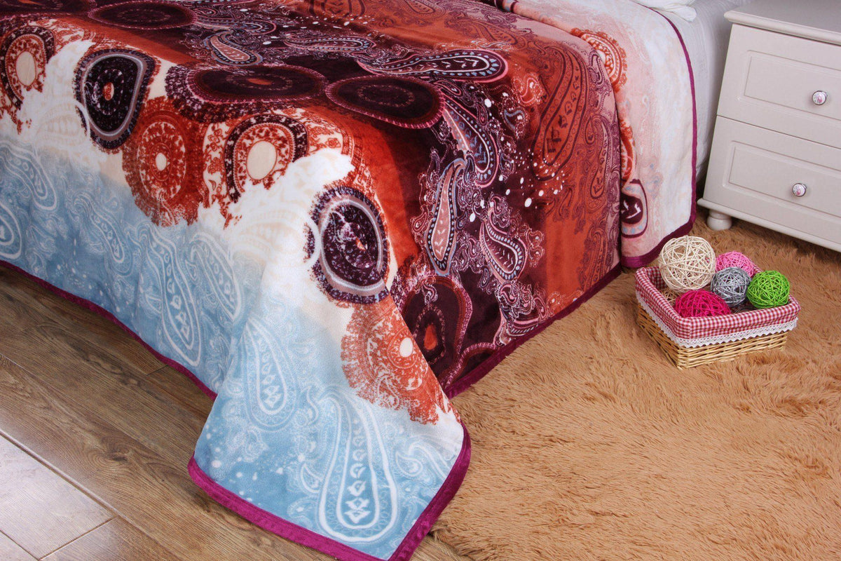 Paisley Dreams Soft Plush Fleece Blanket