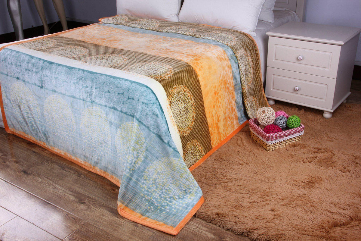 Papaya Plush Fleece Blanket