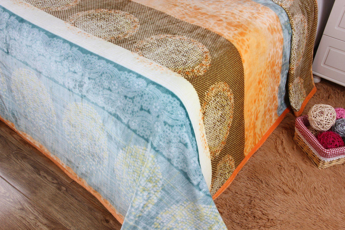 Papaya Plush Fleece Blanket