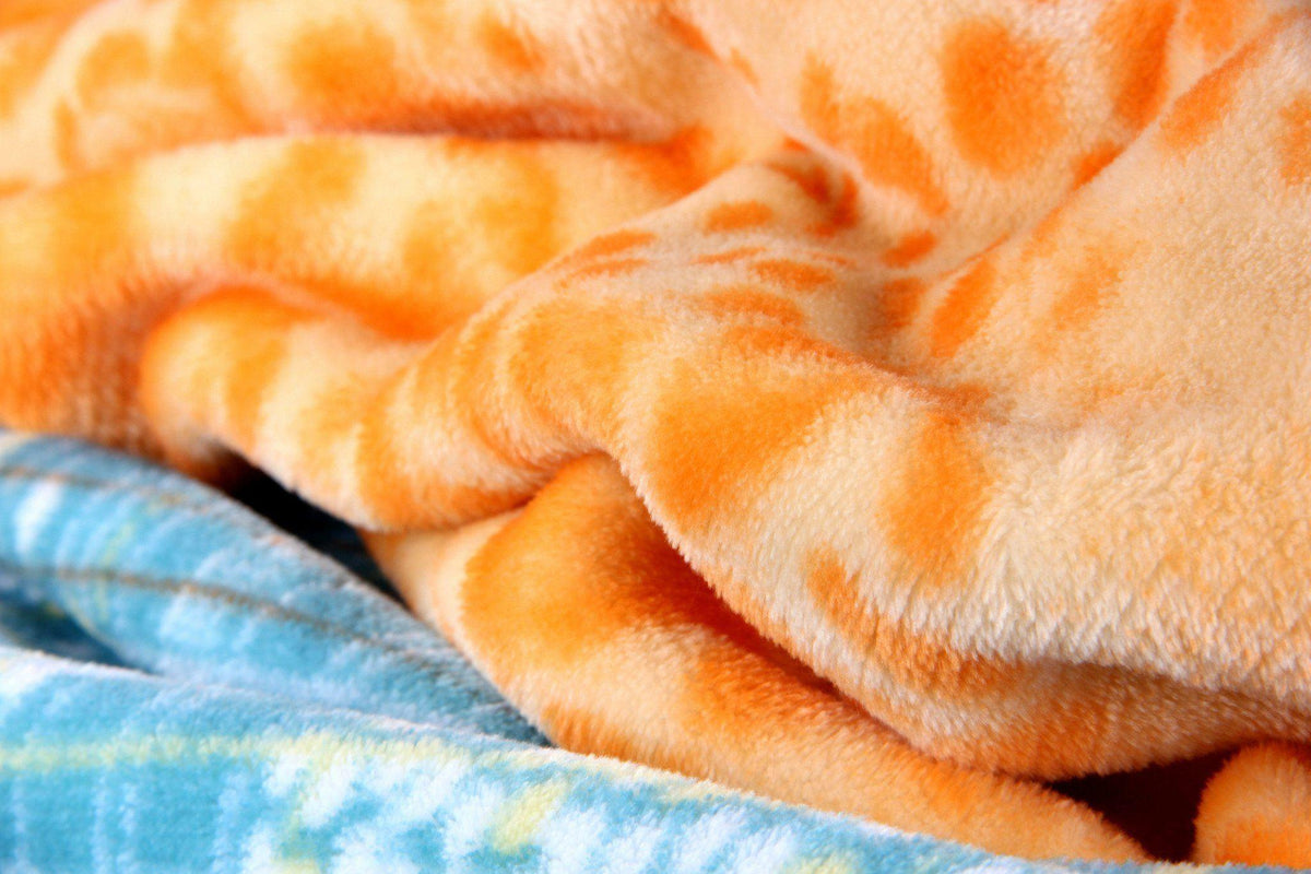 Papaya Plush Fleece Blanket