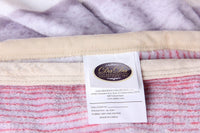 Sunny Yellow &  Lavender Plush Fleece Blanket