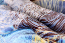 Blue Abstract Soft Plush Fleece Blanket