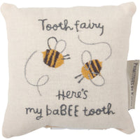 Honeybee "baBEE" Tooth Fairy Pillow by Primitives by Kathy