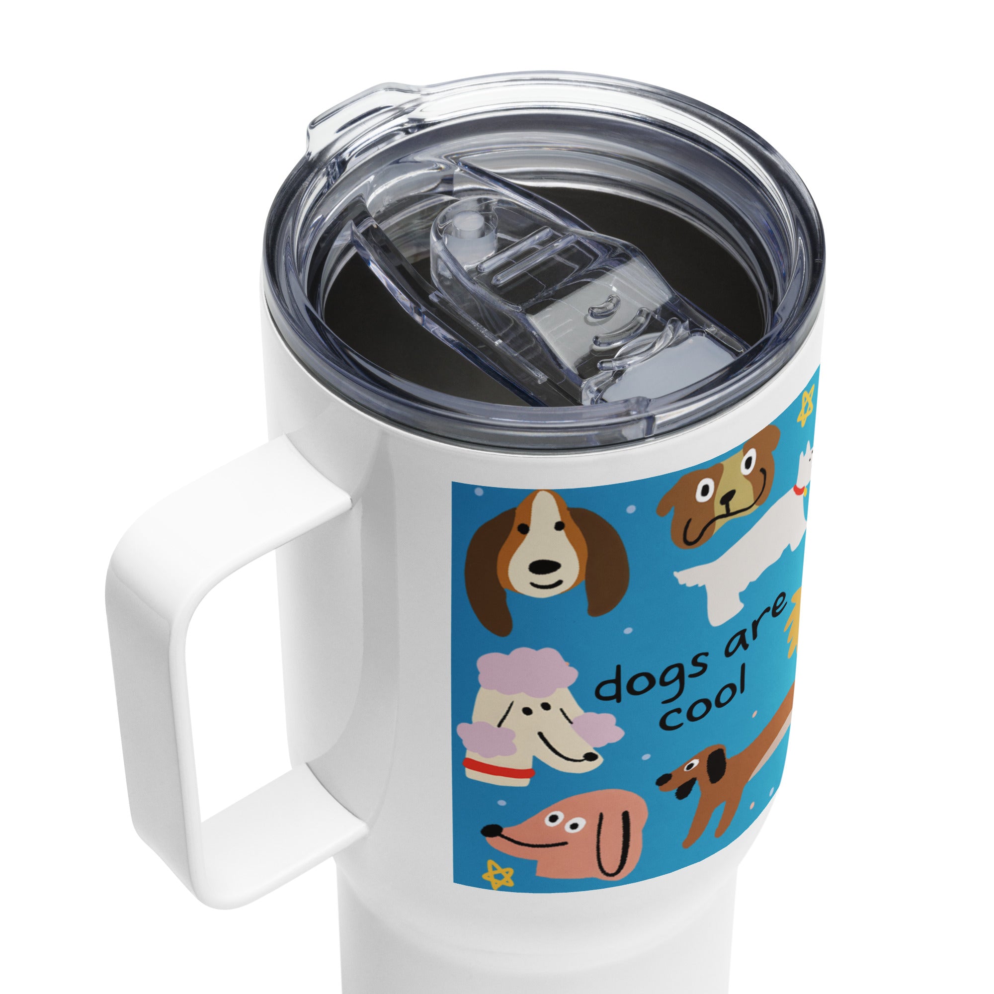 Dogs are Cool Travel Mug