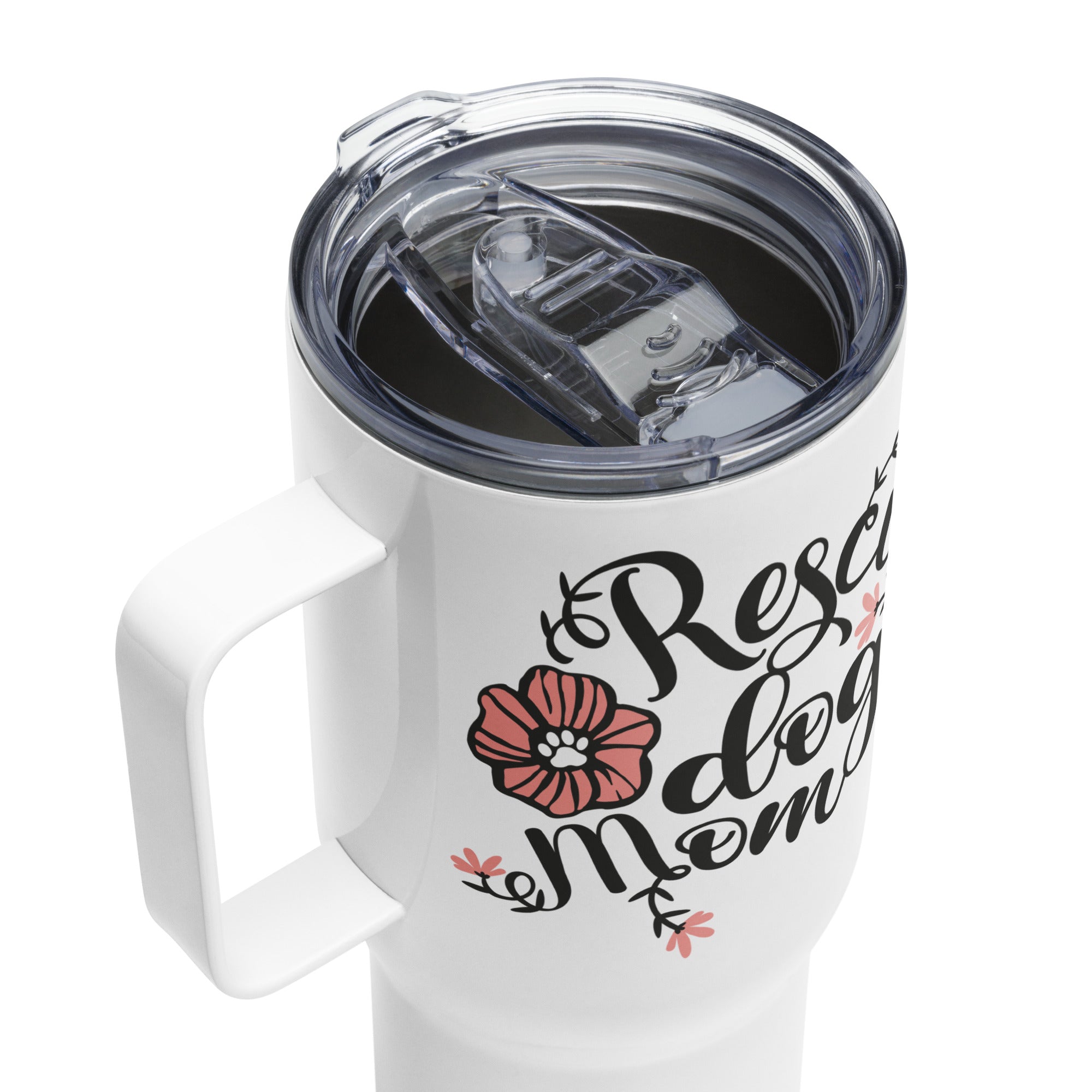 Rescue Dog Mom Travel Mug