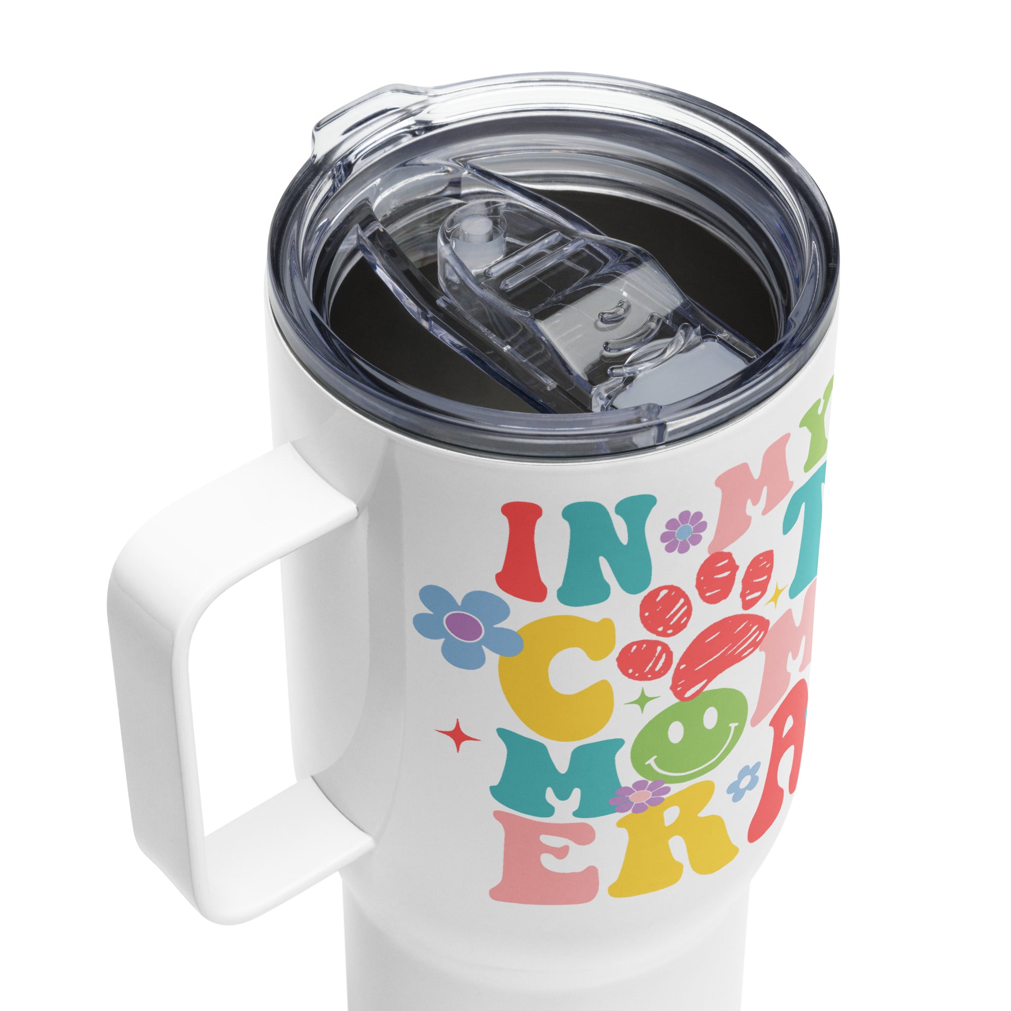 In My Cat Mom Era Travel Mug