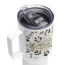 Fur Mama in Gold & Black Travel Mug