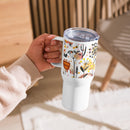 Retro Floral Travel Mug