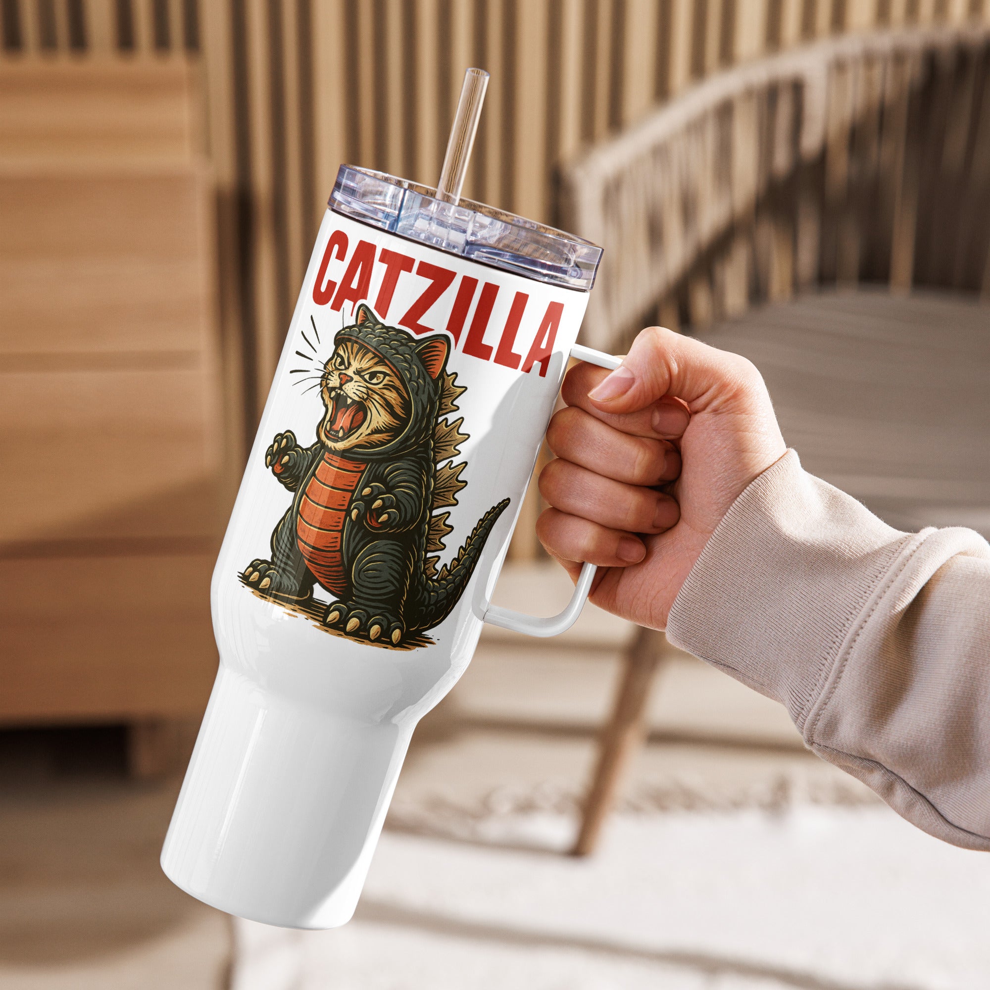 Catzilla Travel Mug