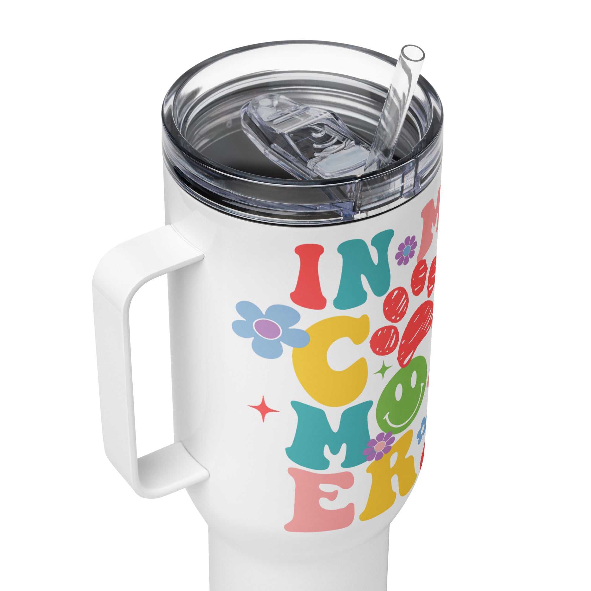 In My Cat Mom Era Travel Mug
