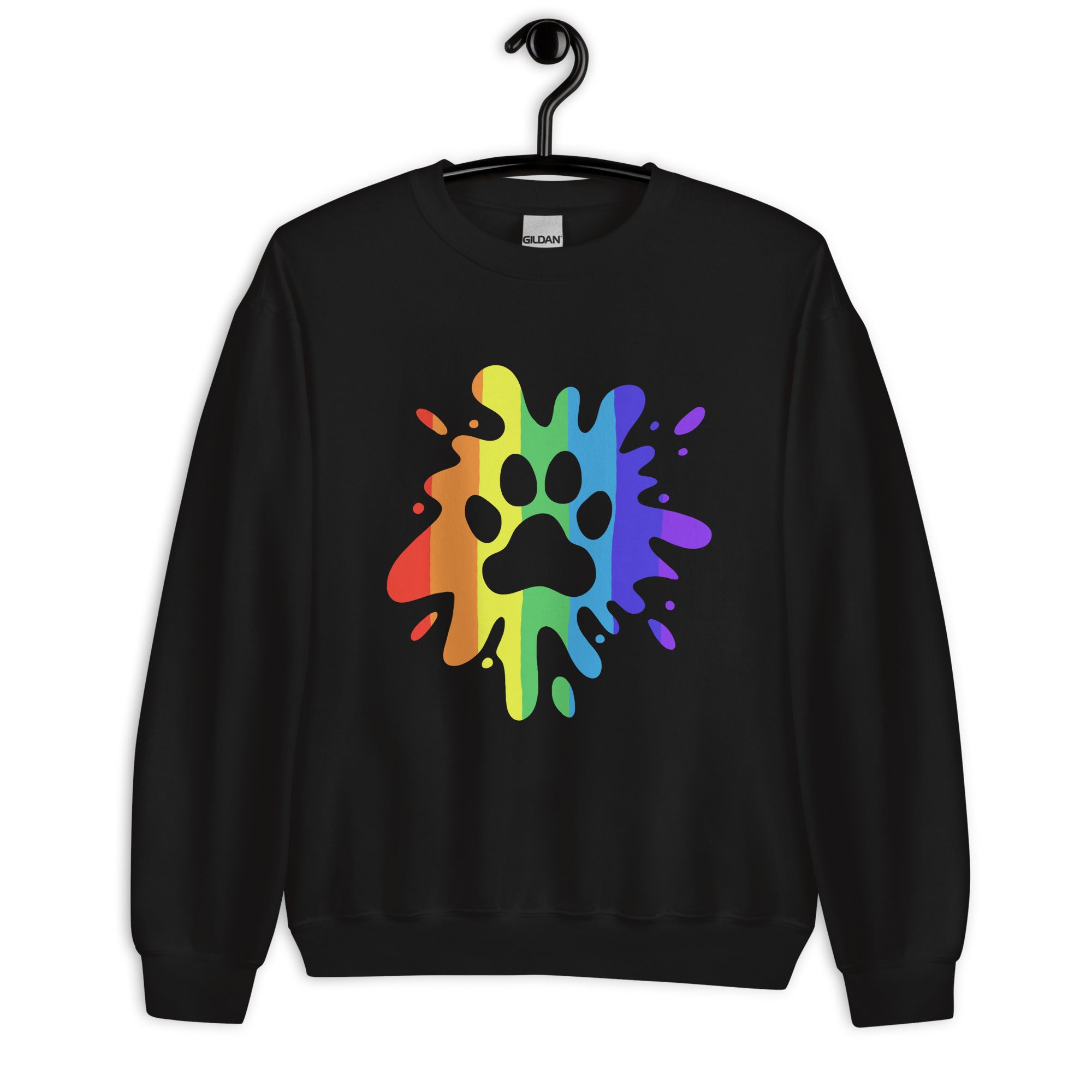 Rainbow Paw Unisex Sweatshirt
