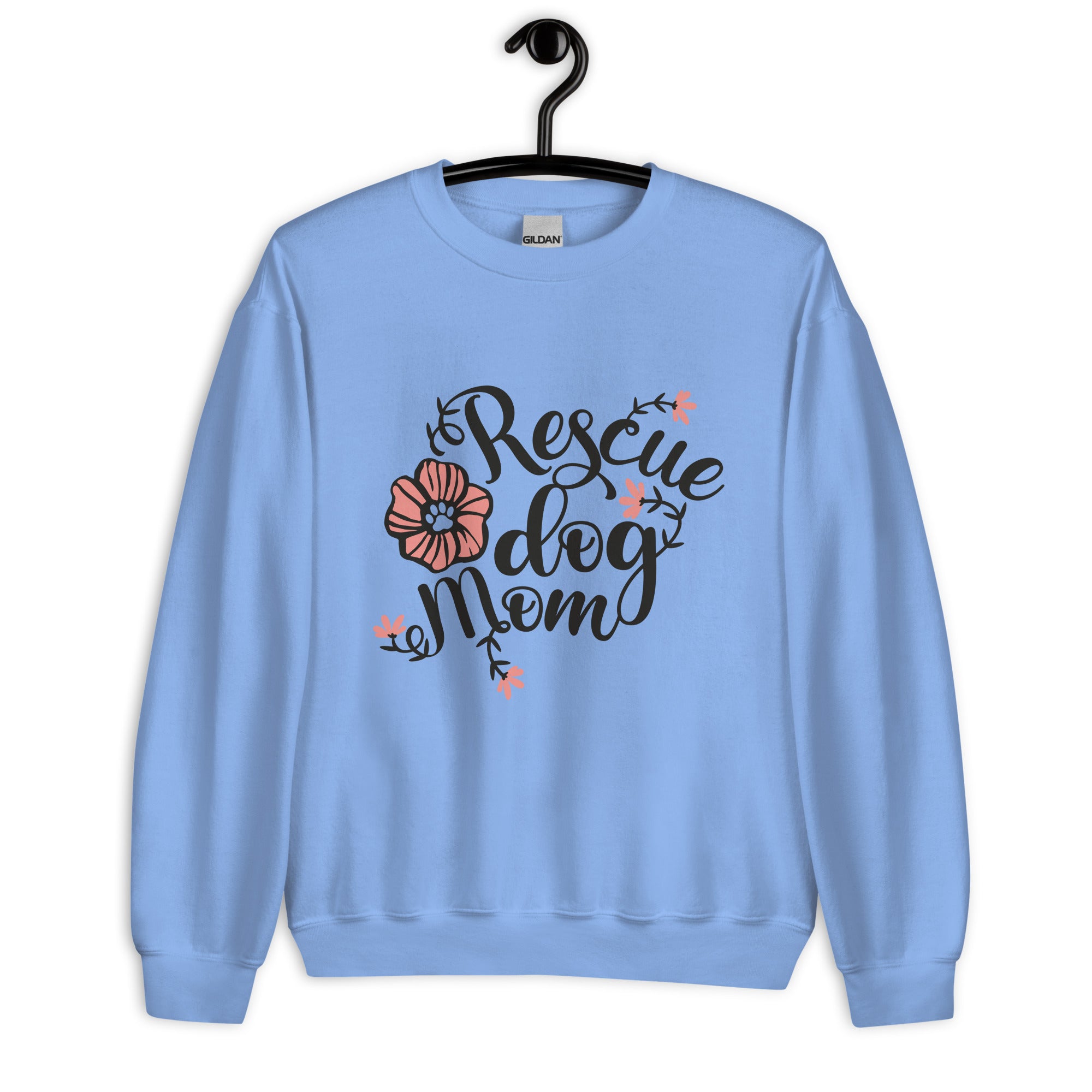 Rescue Dog Mom Unisex Sweatshirt