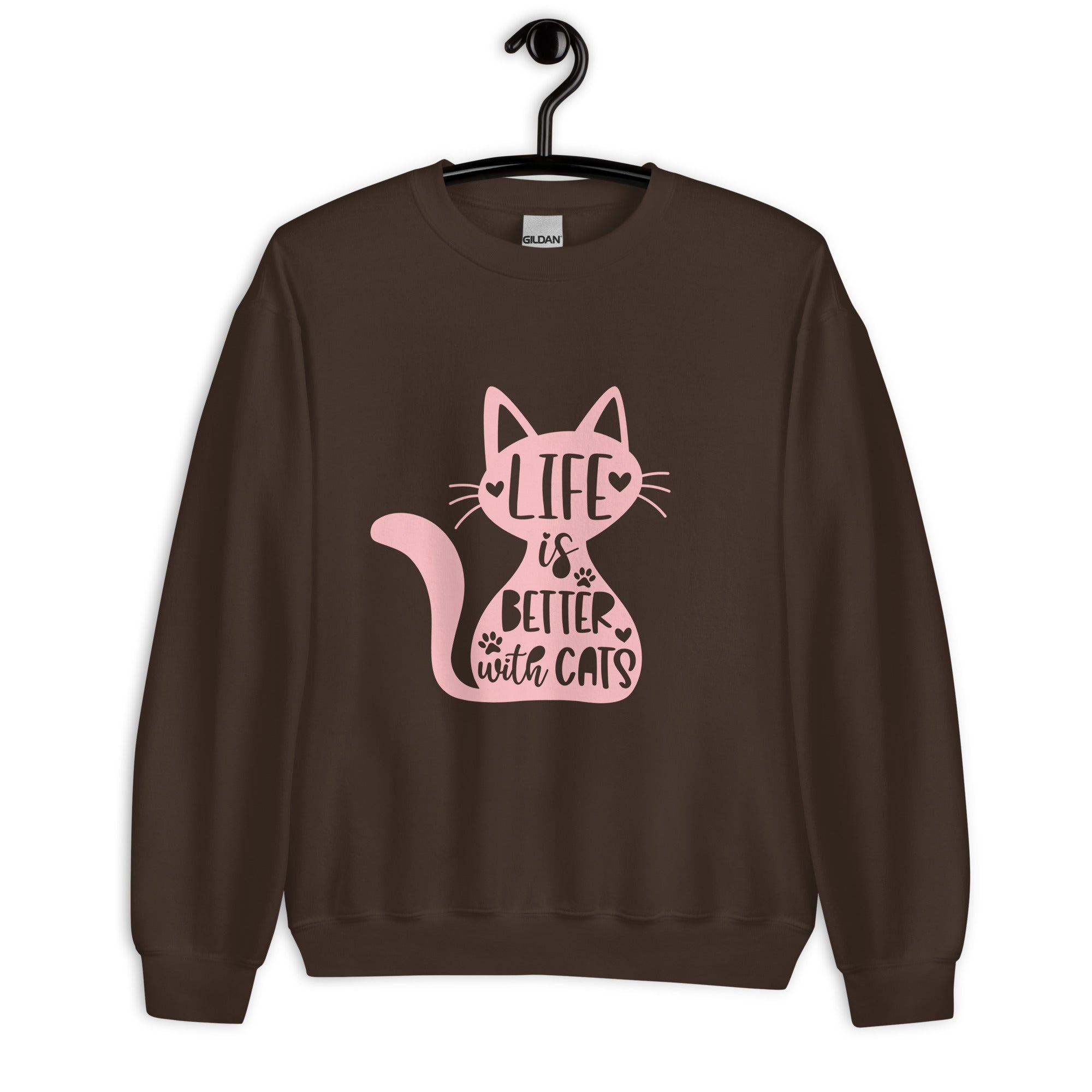 Life is Better with Cats Unisex Sweatshirt