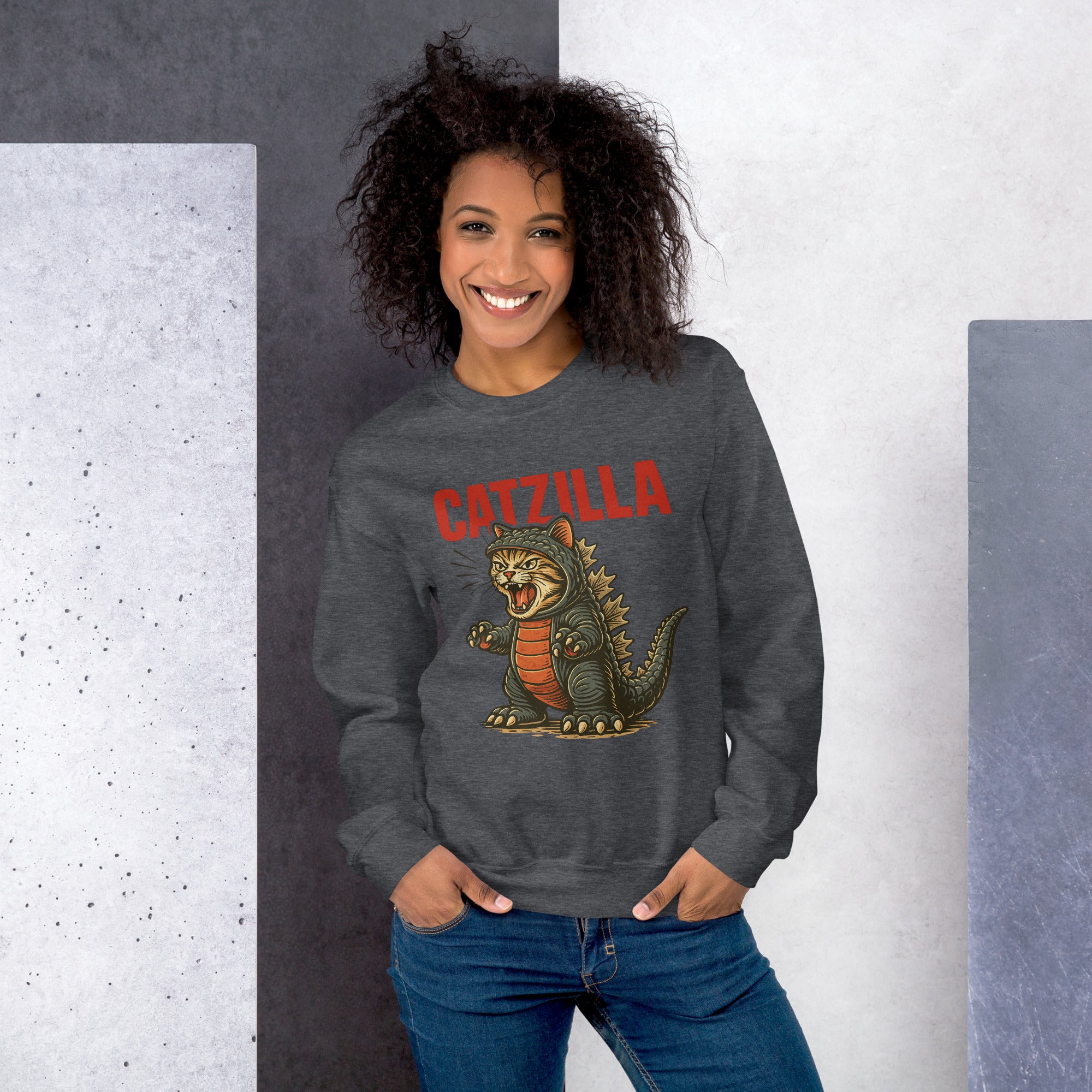 Catzilla Unisex Sweatshirt