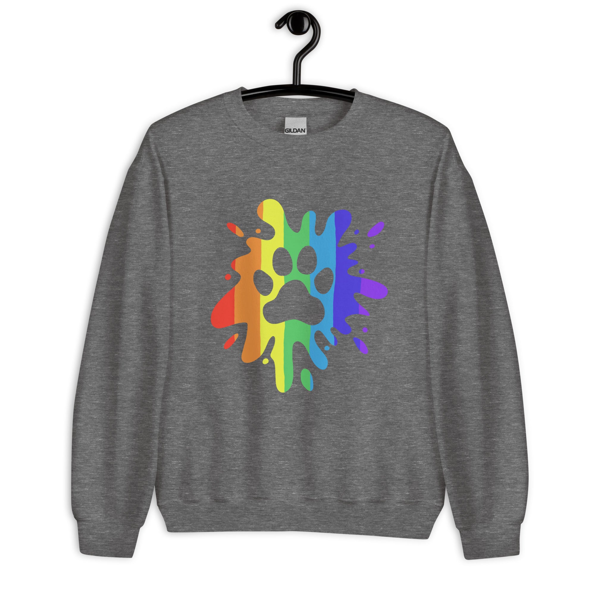 Rainbow Paw Unisex Sweatshirt