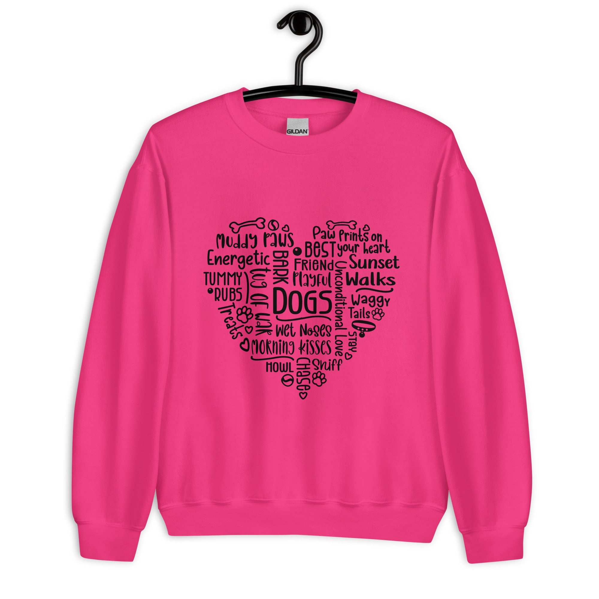 Dog Heart Unisex Sweatshirt