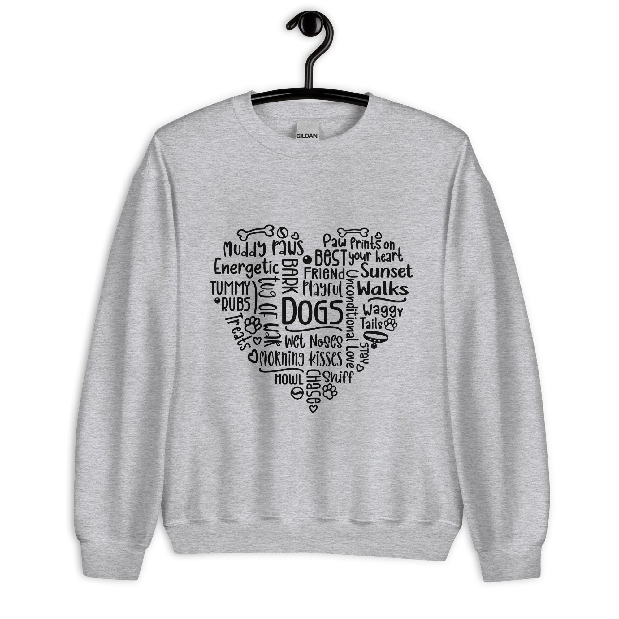 Dog Heart Unisex Sweatshirt