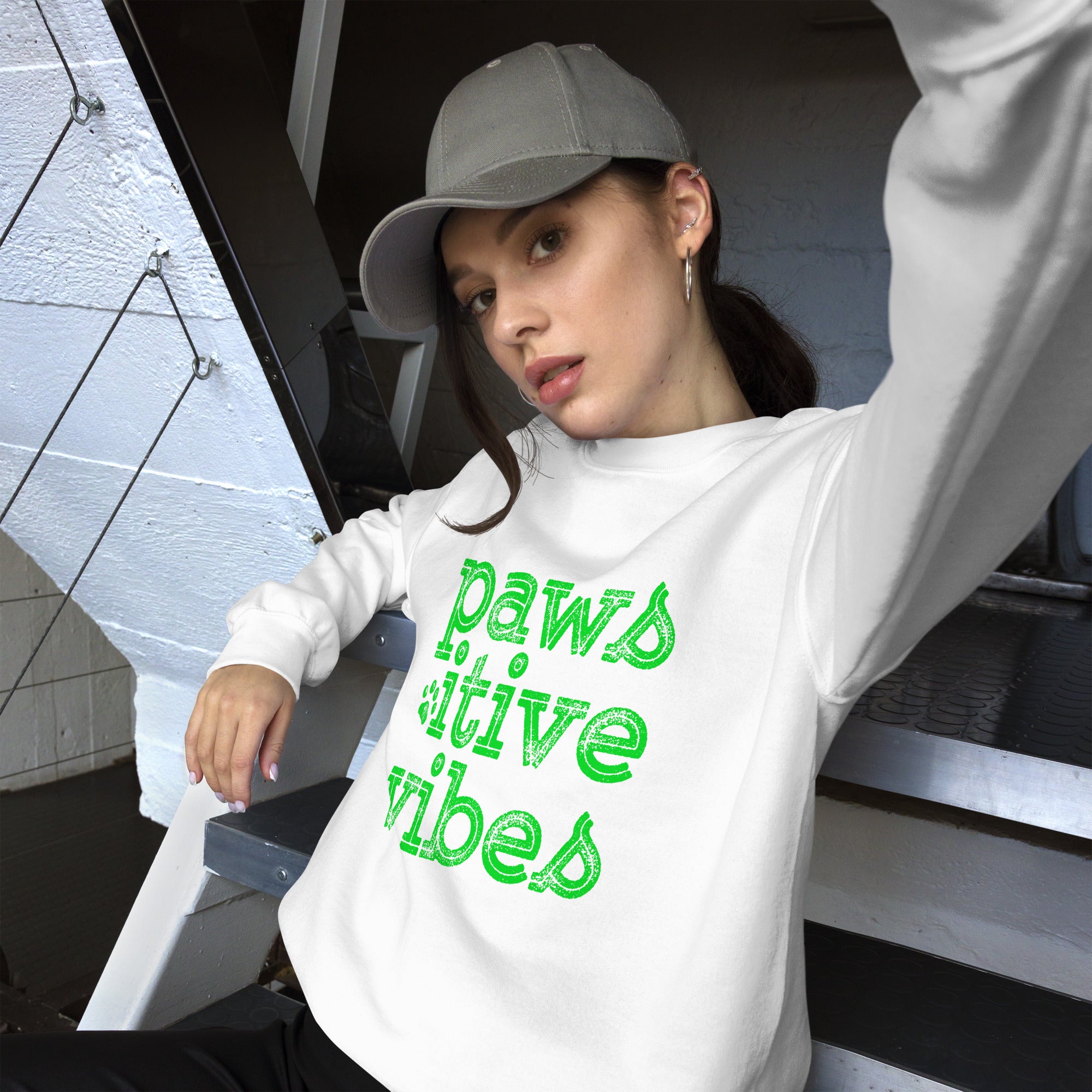Pawsitive Vibes Unisex Sweatshirt