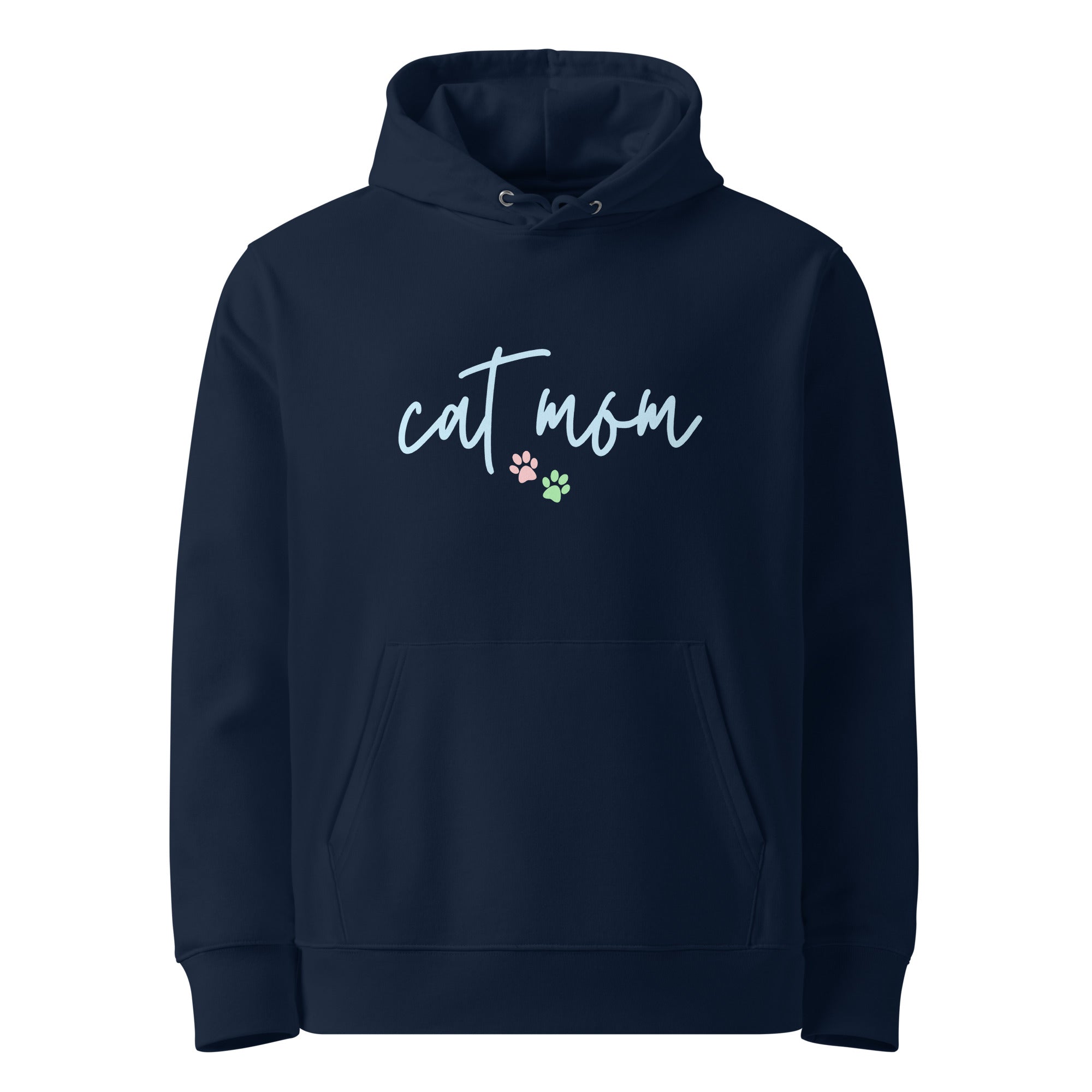 Cat Mom Eco-friendly Unisex Hoodie