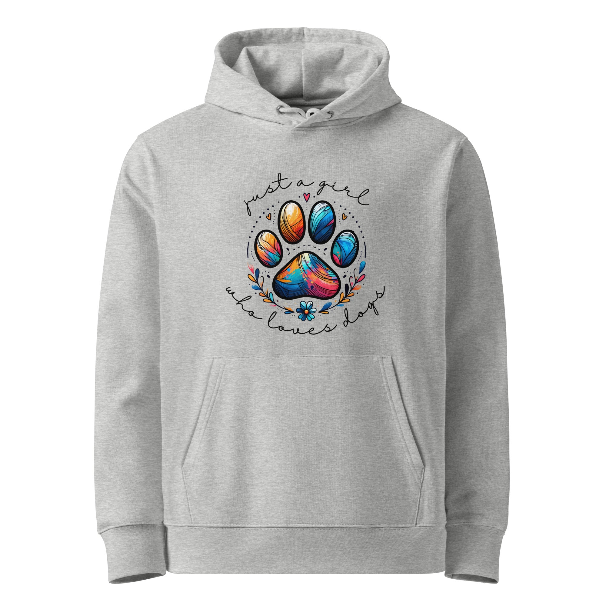 Just a Girl who Loves Dogs Eco-friendly Unisex Hoodie