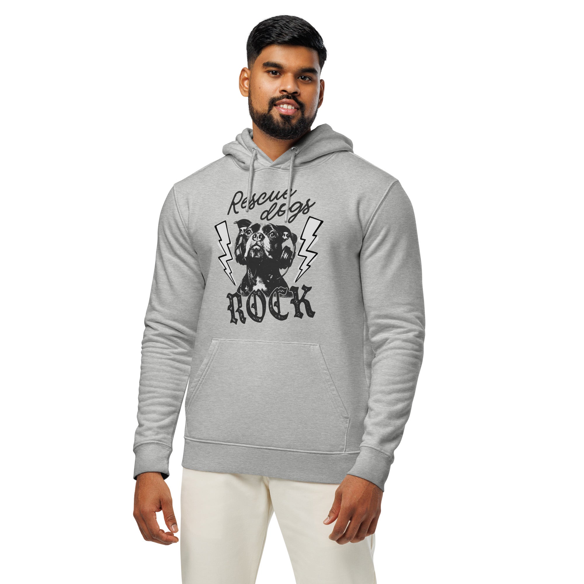 Rescue Dogs Rock Eco-friendly Unisex Hoodie