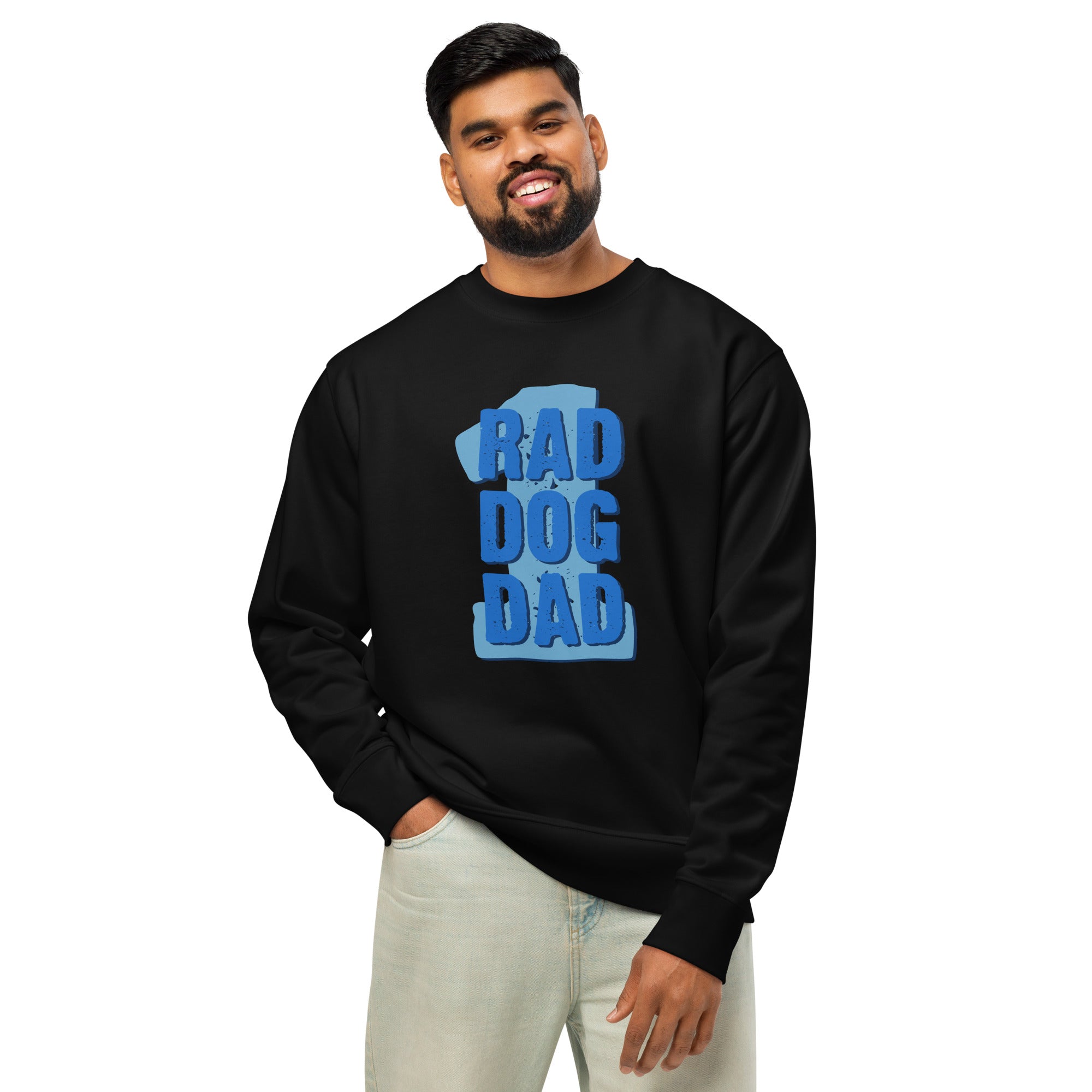One Rad Dog Dad Eco-friendly Unisex Sweatshirt