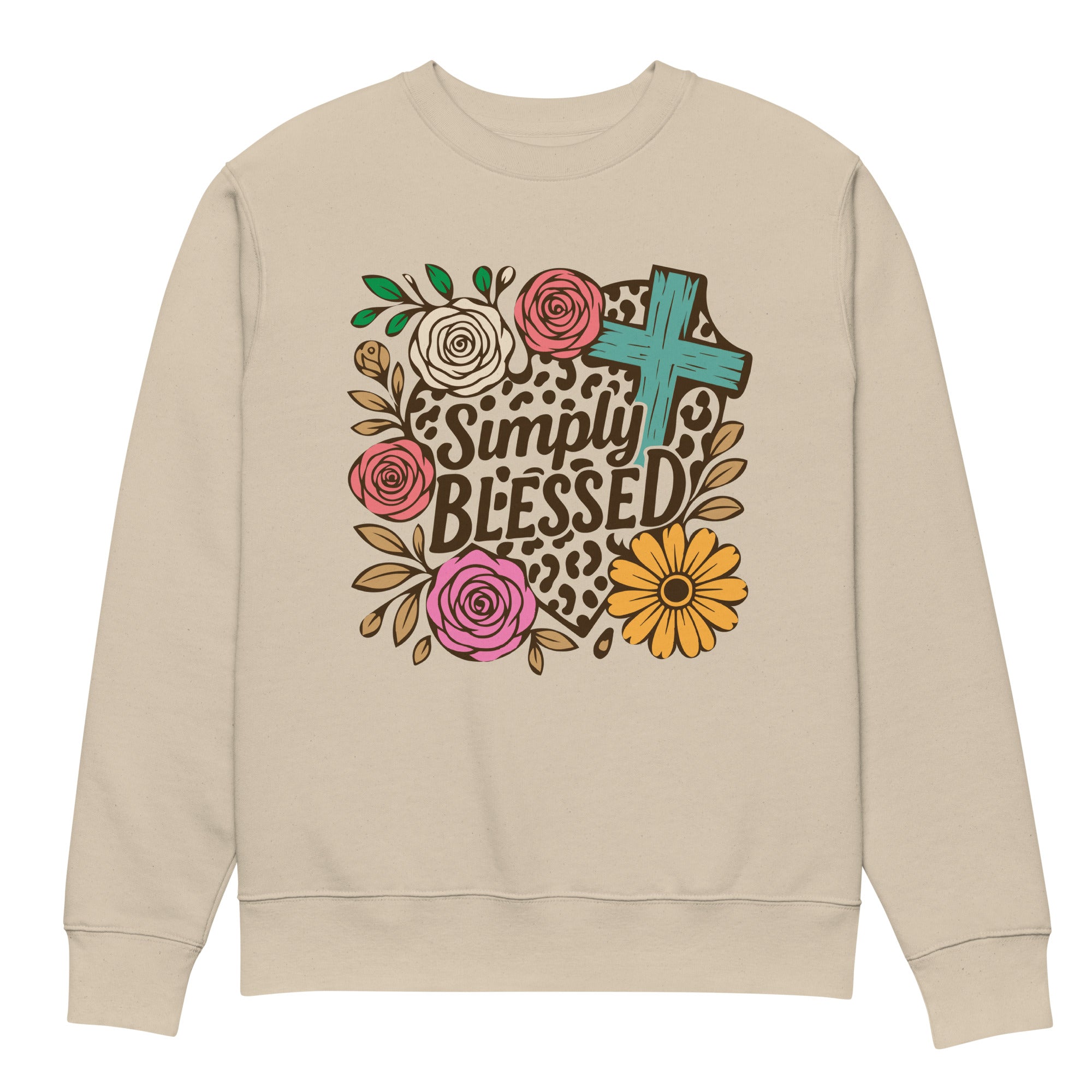 Simply Blessed Eco-friendly Unisex Sweatshirt