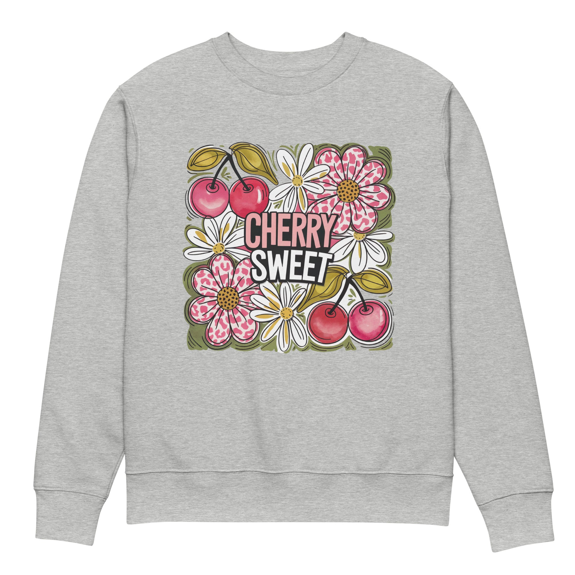 Cherry Sweet Eco-friendly Unisex Sweatshirt