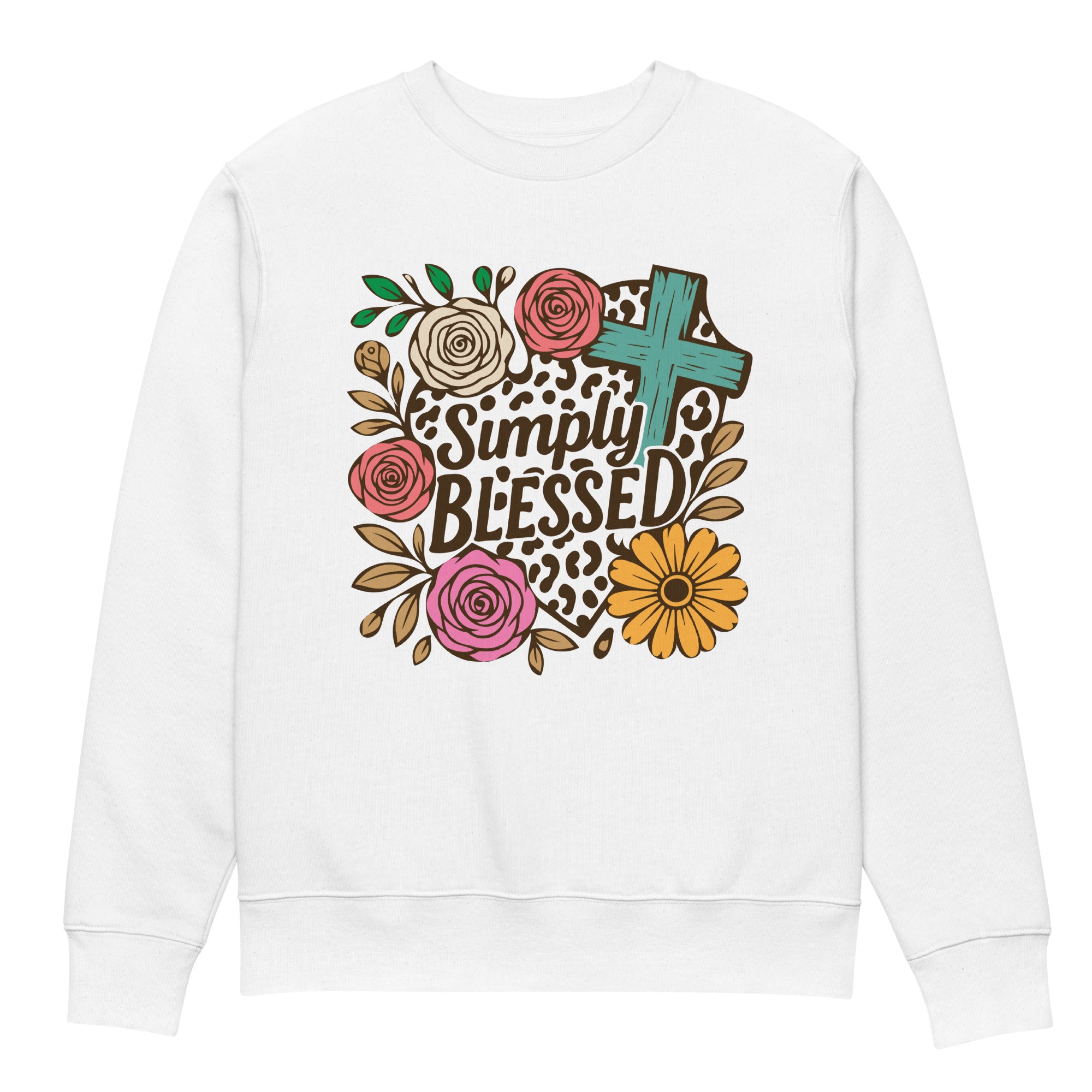 Simply Blessed Eco-friendly Unisex Sweatshirt