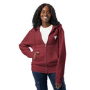 You can’t buy love but you can rescue it burgundy zip up hoodie sweatshirt for women men cotton recycled polyester
