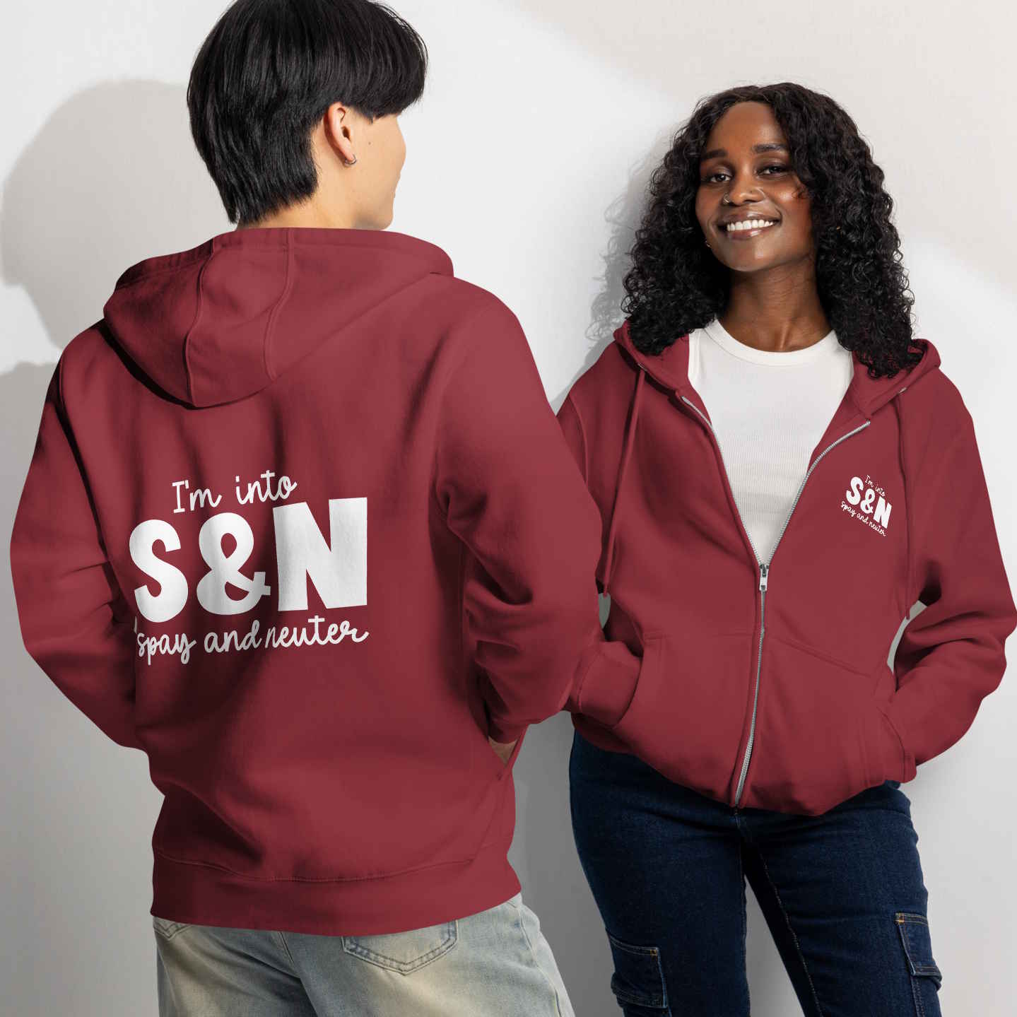 I'm into S&N-Spay and Neuter Zip-up Unisex Hoodie