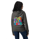 I just want to pet all the dogs dark gray zip up hoodie sweatshirt for women men cotton recycled polyester