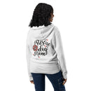 Rescue dog mom light gray zip up hoodie sweatshirt for women men cotton recycled polyester