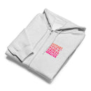 Support your local animal shelter heather gray zip up hoodie sweatshirt for women men cotton recycled polyester
