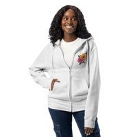Simply blessed light gray zip up hoodie sweatshirt for women men cotton recycled polyester