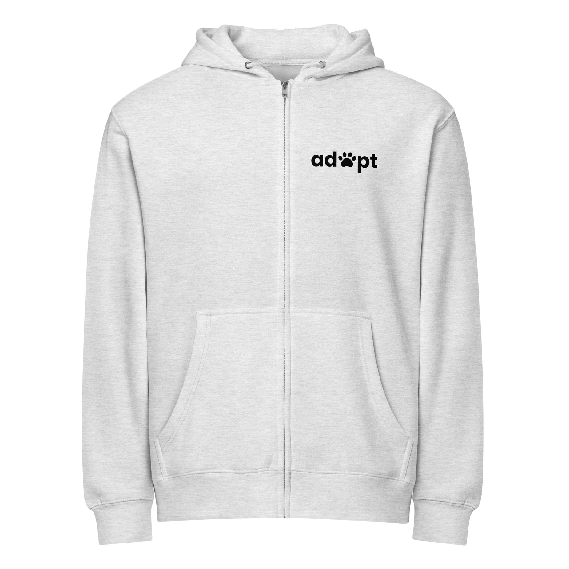 Adopt Zip-up Unisex Hoodie