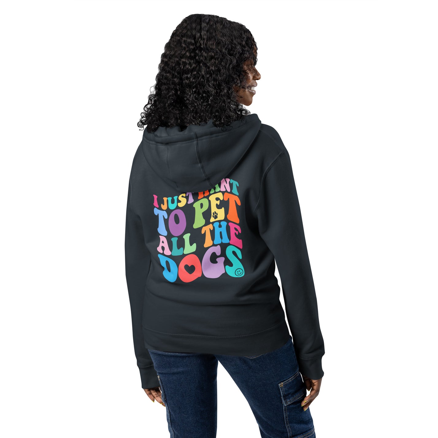 I Just Want to Pet All the Dogs Zip-up Unisex Hoodie
