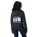 Im into s and n spay and neuter navy zip up hoodie sweatshirt for women men cotton recycled polyester