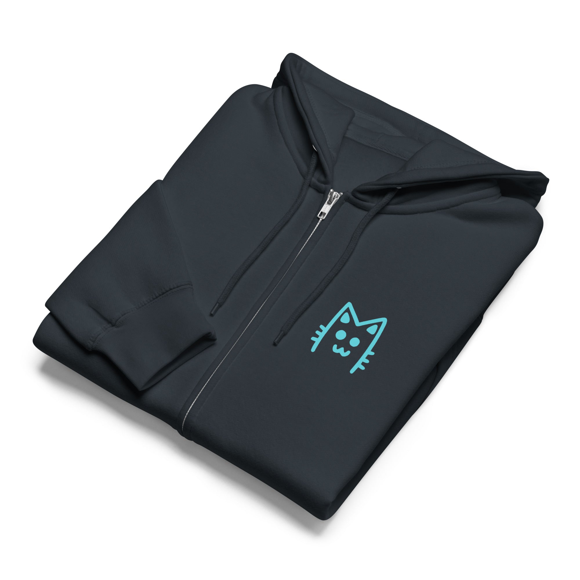 Live Love Meow Zip-up Unisex Hoodie
