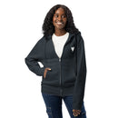 You can’t buy love but you can rescue it navy zip up hoodie sweatshirt for women men cotton recycled polyester