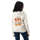 dogs make everything better Light beige Zip up hoodie sweatshirt for women men cotton recycled polyester