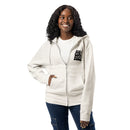 Just a girl who loves dogs light beige zip up hoodie sweatshirt for women men cotton recycled polyester