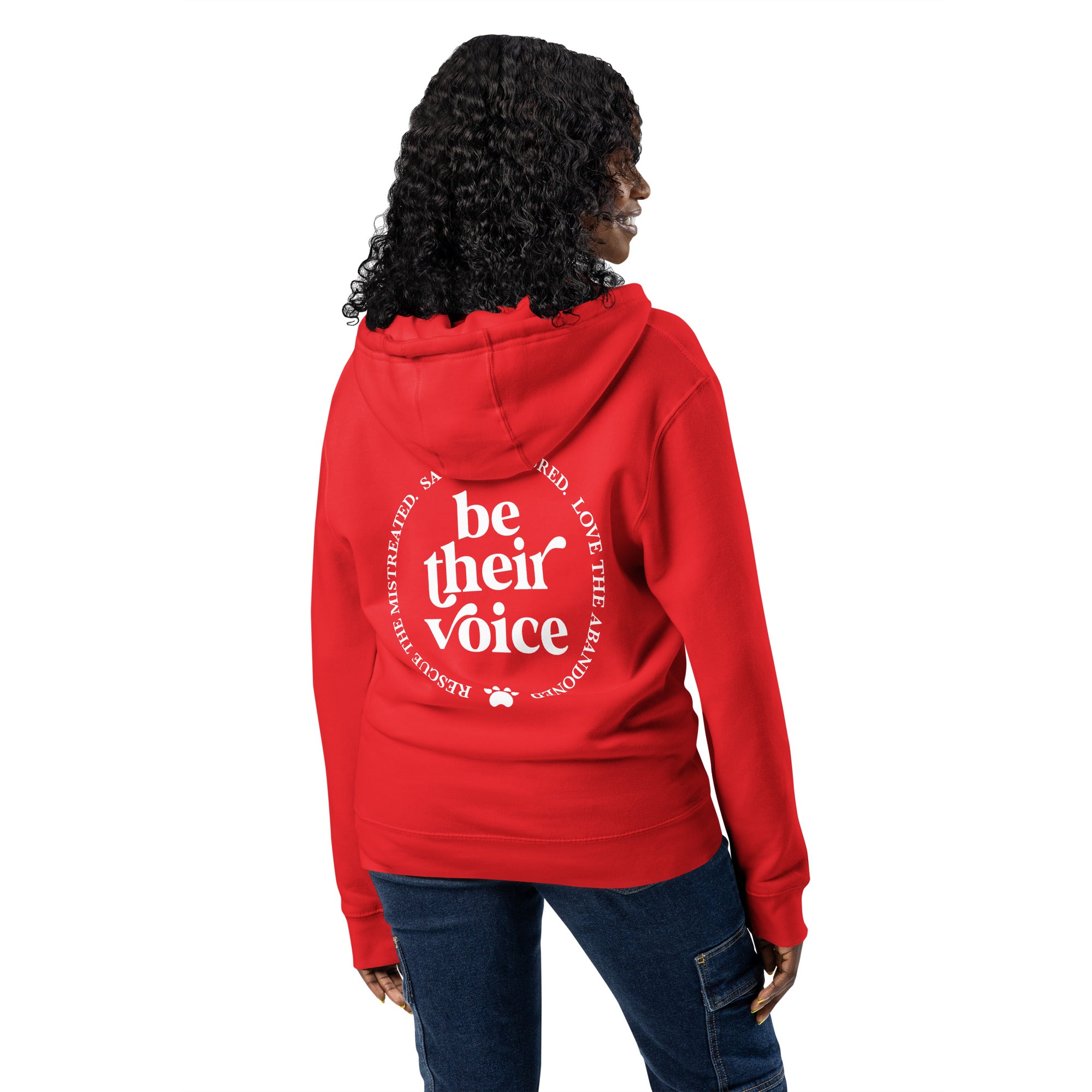 Be Their Voice Zip-up Unisex Hoodie