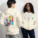 I just want to pet all the dogs natural zip up hoodie sweatshirt for women men cotton recycled polyester