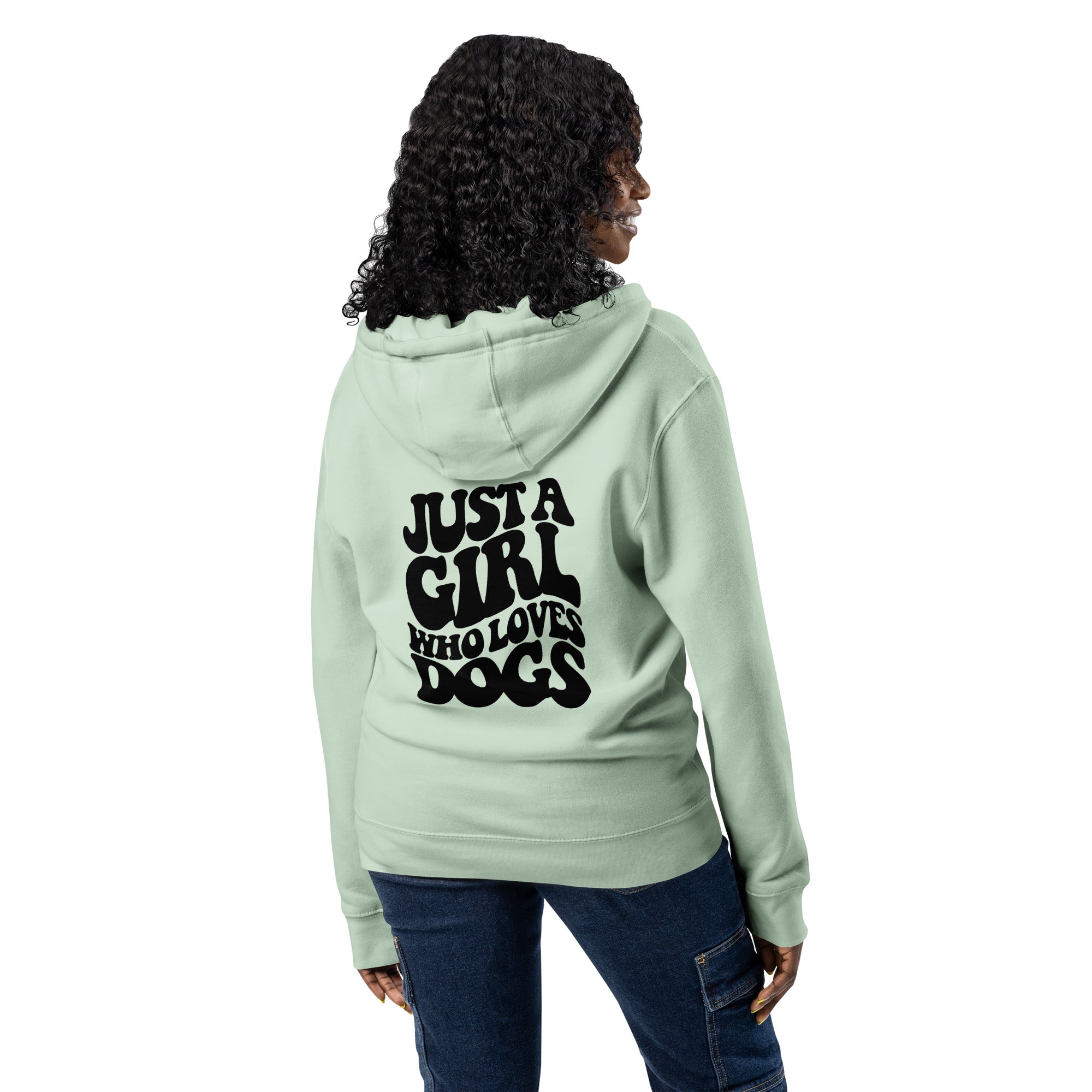 Just a Girl Who Loves Dogs Zip-up Unisex Hoodie