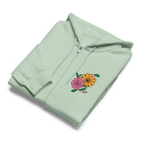 Simply blessed light green zip up hoodie sweatshirt for women men cotton recycled polyester