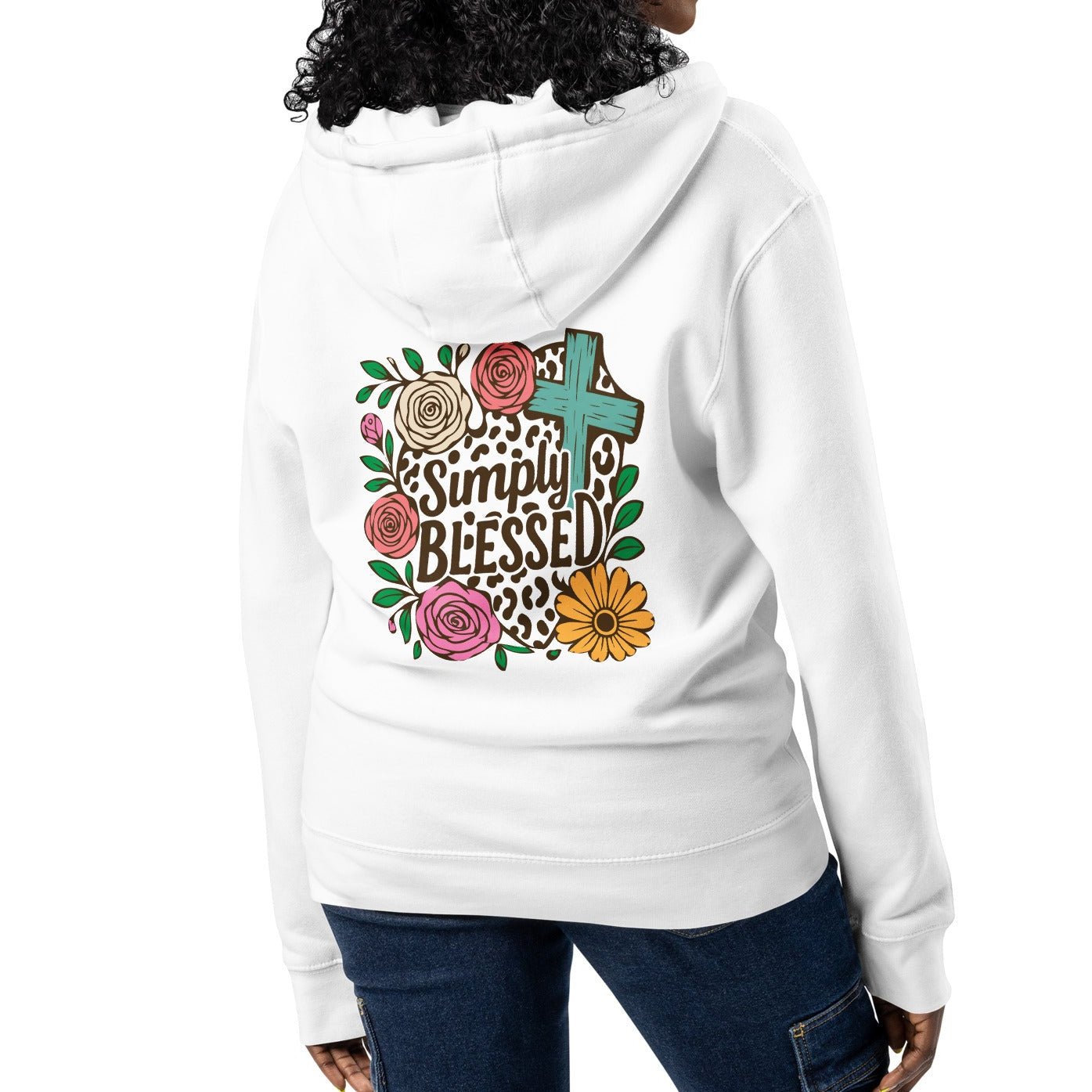 Simply Blessed Zip-up Unisex Hoodie
